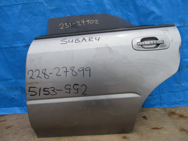 Used Subaru  DOOR SHELL REAR LEFT